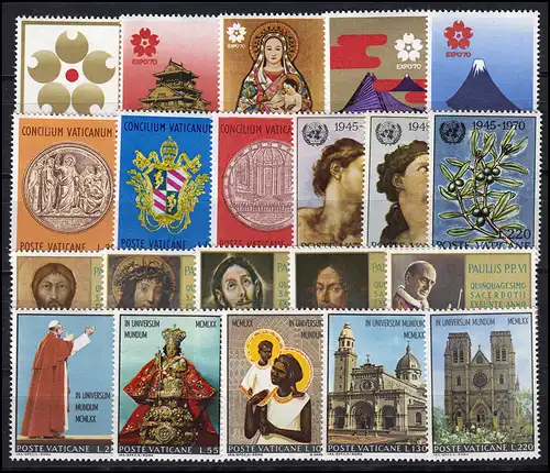 556-576 Vade-mecum du Vatican 1970 complet, frais de port