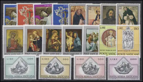 577-595 Vade-mecum Vatican 1971 complet, frais de port