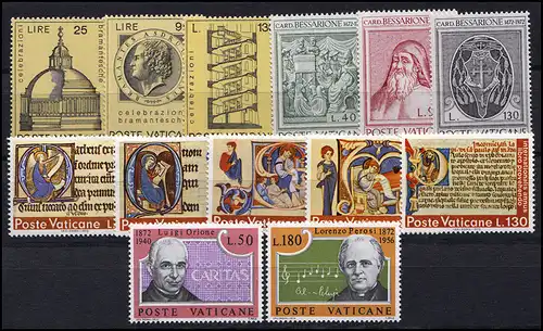 596-614 Vade-mecum Vatican 1972 complet, frais de port