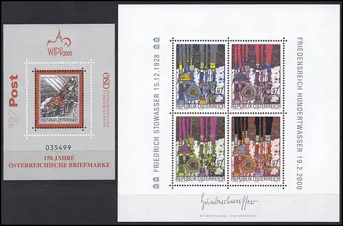 2302-2335 Autriche-Janvier 2000 complet, frais de port **