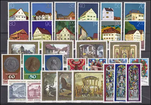 692-722 Liechtenstein Jahrgang 1978 komplett, postfrisch