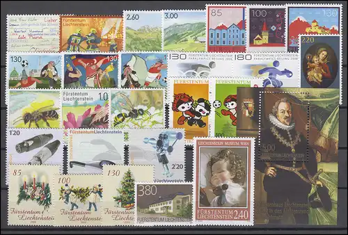 1470-1504 Liechtenstein Jahrgang 2008 komplett, postfrisch