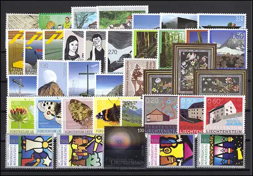 1505-1542 Liechtenstein Jahrgang 2009 komplett, postfrisch