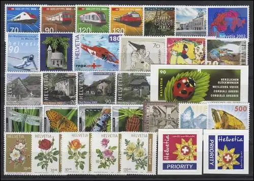 1778-1819 Suisse-Janvier 2002 complet, frais de port