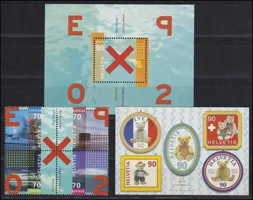 1778-1819 Suisse-Janvier 2002 complet, frais de port