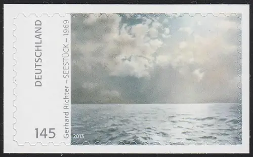 3021 Gerhard Richter, SELBSTKLEBEND auf neutraler Folie, postfrisch **