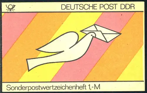 SMHD 18 Brieftaube 1985 - 1. DS: weißer Rand rechts, **