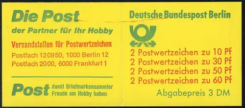 12a MH BuS 1980 - markanter roter Farbstrich auf 1. und 4. Deckelseite, **