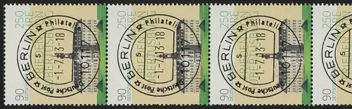 2985 Hubertusburg 5er-Streifen, GERADE Nummer EV-O Berlin