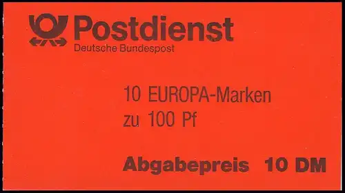 30 MH Europa/CEPT 1994, PLF auf Feld 10: Strich über =, VS-O Frankfurt/Main