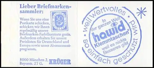 11b MH BuS 1980 - mit Zählbalken ** postfrisch