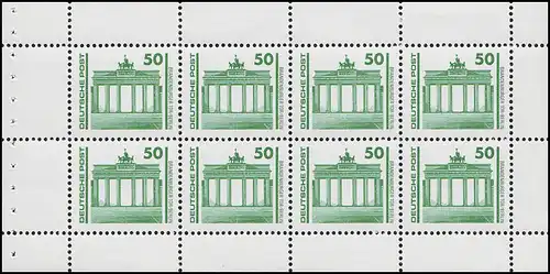 HBl. 21 aus MH 10 Bauwerke und Denkmäler 1990, postfrisch