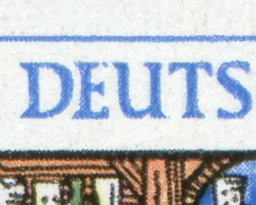 1052-1053 Leipziger Messe ZD mit PLF 1052II gebrochenes E, Feld 34 **