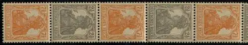 98-99a Germania - ZD en rouleau, bande de 11 7 1/2 p., etc. **