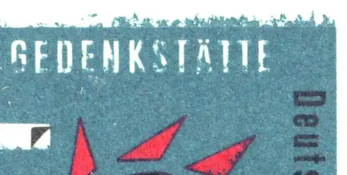 397 Regina Martyrum - markante Farbübersättigung / Farbverschmierung grün, **