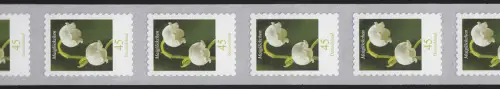 2851 Maiglöckchen 0,45 SELBSTKLEBEND 11er-Übergang 3/4stellig ..995-1000.. **