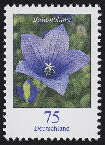 2835 Blumen 75 Cent aus 2000-Rolle mit UNGERADER Nummer **