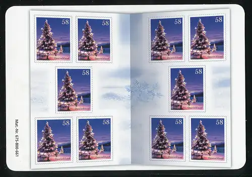 95 MH Ambiance hivernale 2013, mannequin de cahier de marque en plastique avec coins ronds