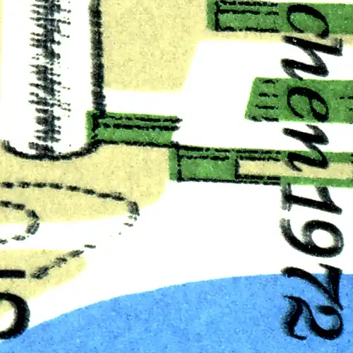 Bl.7DD Stade olympique: double pression noir (en particulier côté droit du bloc) **