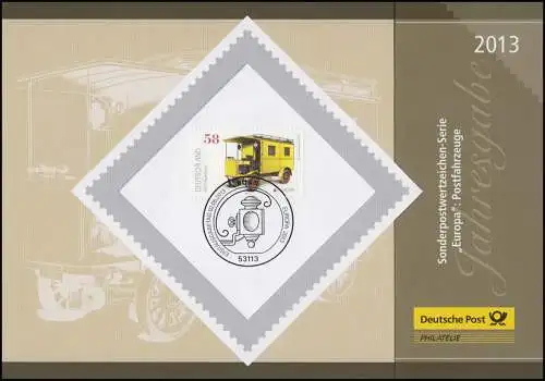 Jahresgabe der Post 2013 - Europa - Postfahrzeuge: Lloyd Elektrowagen