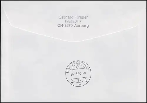 Autriche 2096 Euregio Bodensee MeF R-Bf Wien 25.5.94 & Winterthur-WIBRA-St