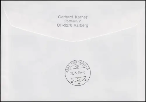 Autriche 2096 Euregio Bodensee MeF R-Bf Wien 25.5.94 & Winterthur-WIBRA-St