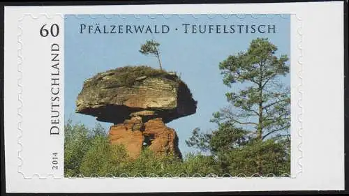 3081 Pfälzerwald - Teufelstisch, selbstklebend aus Folienblatt 39, **