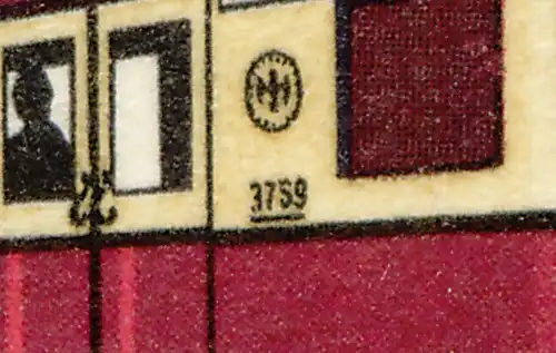 382I Stadtbahn mit PLF I, MiF Bf Sonder-R-Zettel OBRIA SSt Opladen D-Lok 7.3.71