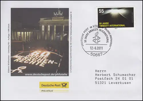 Droits de l'homme, édition 1000! SSt Cologne 50 ans Amnesty International 12.6.2011