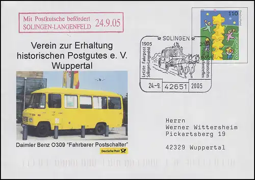 Poste de diligence: USo 19 Europe & Disjoncteur portable, SSt Solingen 24.9.2005