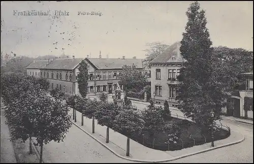 Carte de vue de la Bavière Frankenthal Foltz-Ring, EF 5 Pf. Ffrenthal 19.9.11