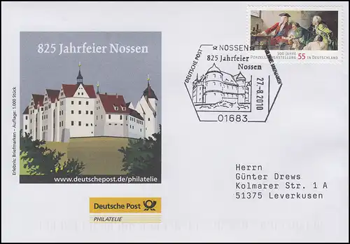825 Jahrfeier Nossen, Auflage 1000! SSt Nossen Schloss 27.8.2010