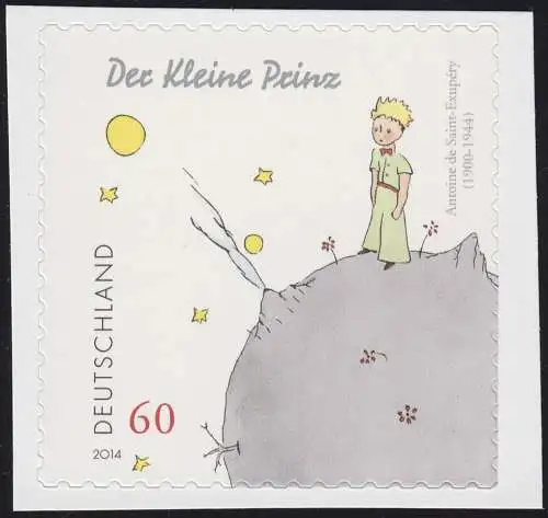 3104 Antoine de Saint-Exupéry - Le Petit Prince autocollant en MH 97, **