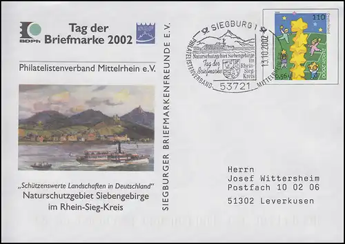 USo 20 II Naturschutzgebiet Siebengebirge SSt Siegburg T.d.B.& Schiff 13.10.2002