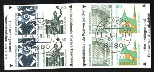 27I MH SWK 1991 Stanztype I, PLF V (allein): Rahmenbruch, VS-O Weiden 4.6.91