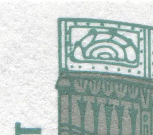 HBl. 33 aus MH 29 SWK 1993, mit PLF VII (1342 XLVI) Strich im Ornament, **