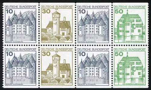 HBl. 27IIu aus MH 22II BuS LETTERSET, Gummi gelb, PLF II [913II/II] **
