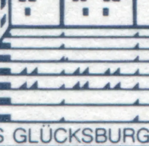 HBl 27IIv en MH 22II BuS LETTESET, caoutchouc blanc, PLF II [913II/II] **