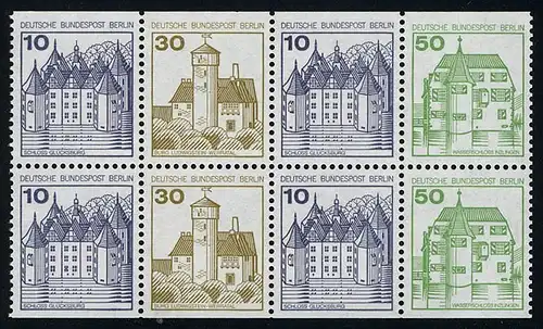 HBl. 19 aus MH 11 BuS, neue Fluoreszenz - mit PLF XXVI + VIII, beide Feld 1, **