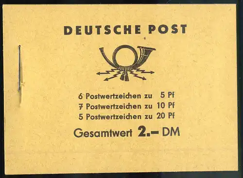 MH 3b1.52bb Fünfjahrplan 1961, 3 PLF und mit 3 DDF, **