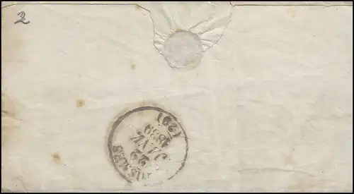 France Lettre préphilatele TOULOUSE 24.1.1839 selon Nimes/Nisme 22.1.183