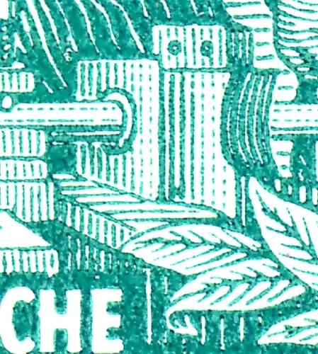 HBl. 8A-VII aus MH 3 Fünfjahrplan, PLF Farbfleck im Werkstück unten, Feld 6, **