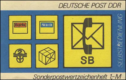 SMHD 11 ad SB-Postsymbole mit PLF 2835, Feld 2 A, postfrisch