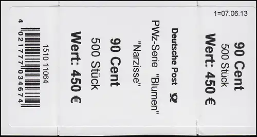 2506 Narzisse 90 Banderole / Aufkleber für 500er-Rolle