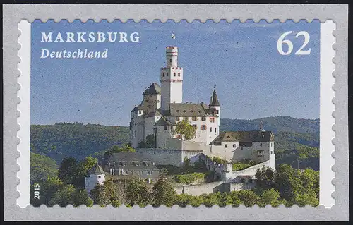 3127 Marksburg selbstklebend mit GERADER Nummer **