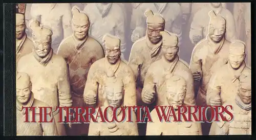 Livret de marque de l'ONU New York 2 guerrier Terracotta Warriors 1997, **