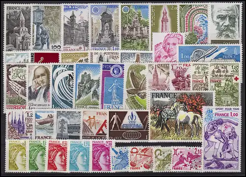 2061-2132 France année 1978 complète, frais de port