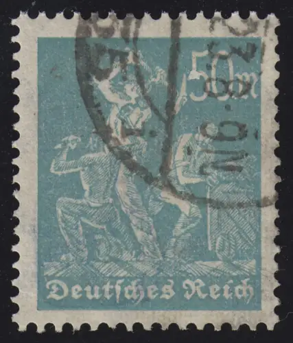 245 Marque libre 50 Mark, cacheté, vérifié BPP duntch et INFLA-vérifié