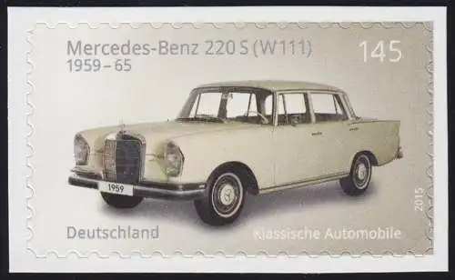 3148 Automobiles / Oldtimer Mercedes-Benz 220 S, autocollant en FB 47, **