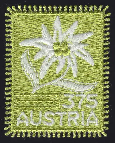 2538 Edelweiss, marque de broderie 2005, autocollante, **